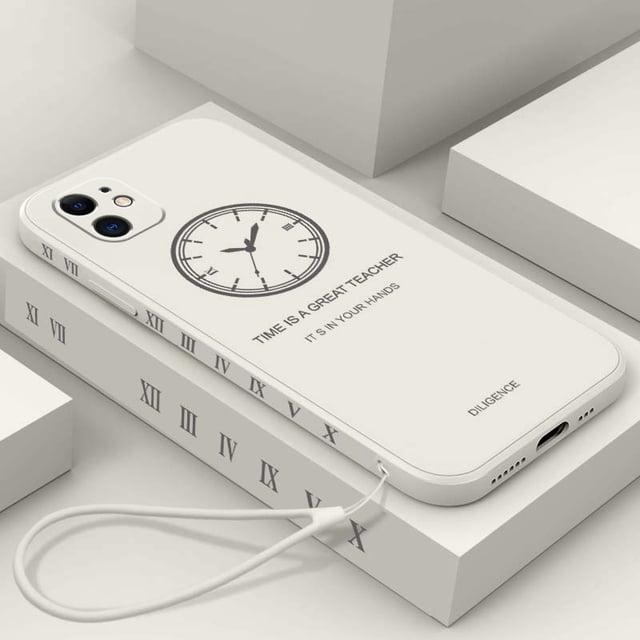 Pour Apple iphone Étui en Silicone Liquide Souple Protection Arrière, Blanc Cassé, iphone 12