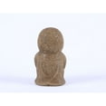 thumbnail image 4 of Hi-Line Gifts Lucky Japanese Jizo Praying Outdoor Garden Statue - 10.25" - Brown, 4 of 8