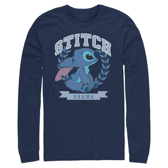 Mens Lilo & Stitch Athletic Ohana Long Sleeve Shirt