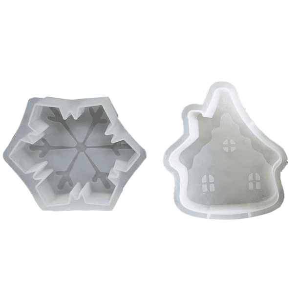 Molde Silicona Navideño para Fiestas (muñeco Nieve)