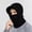 Black, variant on Mens Knit Balaclava Hat Neck Gaiter Face Cover Fleece Lined Ear Protection Winter Warm Outdoor Ski Cycling Gift Dark Gray One Size