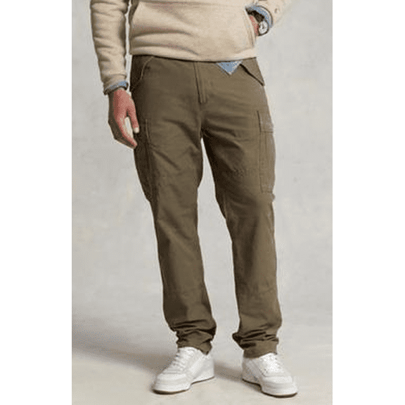 Polo Ralph Lauren Men's Big & Tall Tapered Fit Canvas Cargo Pants , 50Bx30