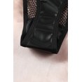 thumbnail image 3 of ABPHQTO Conjunto de lencería de malla de cuero sintético con tirantes halter negros para mujer, 3 of 5
