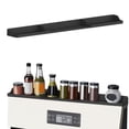 thumbnail image 3 of Kitchen Stove Top Shelf 3 Functional Partitions over Stove Spice Rack Organizer Black, 3 of 6