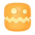thumbnail image 1 of Pumpkin Nightlight, USB Rechargeable, Room Decoration, Gift A, 1 of 5