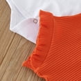 thumbnail image 7 of Baby Girl Easter Outfit Bunny Letter Short Sleeve Easter Bodysuit Romper Pants Bunny Ears Headband/Hat 3PCS Set Easter Outfit for Boys Girls 0-18 Months, 7 of 7