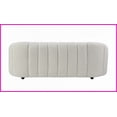 thumbnail image 6 of Osmash White Teddy Sherpa Sofa - 70'' Wide Plush Living Room Sofa with Sturdy Wooden Frame, 6 of 6