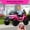 Pink, variant on Historyli Powered Ride-Ons, 12V Ride On Truck,Electric Car with Parent Remote Control,Spring Suspension,LED Lights,for Ages 3-8Y,Pink