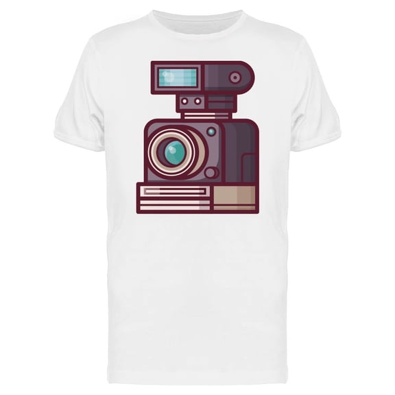 Old Vintage Retro Camera Tee Men's -Image by Shutterstock