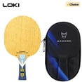 thumbnail image 2 of LOKI MAMMON M6 PRO Table Tennis Blade 7 PLY Wood Ping Pong Paddle Professional Ping Pong Racket with EVA Hard Case FL NO Box, 2 of 6