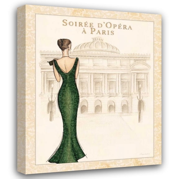 Andrea Laliberte 20x24 Gallery Wrapped Canvas Wall Art Titled - Opera