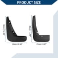 thumbnail image 3 of Unique Bargains Mud Flaps Splash Guards W/Mount Accessories for Jaguar XF 2009-2015 Front Rear Mud Guards 1 Set, 3 of 6
