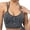 Dark Gray, variant on Women Wirefree Bra High- Seamless Sports Bra for Women Supportive Workout Running Yoga Fitness top with Quick-Dry M Navy