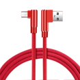 thumbnail image 5 of sweethay Línea de datos tejida de nailon de doble codo de 1/2/3 metros para Android USB 3,0 Cable de datos de teléfono Cable de repuesto Type5 NO5, 5 of 5
