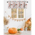 thumbnail image 2 of Valances for Windows Fall Pumpkin Rod Pocket Cafe Window Treatments Valance Curtains for Kitchen Bathroom Laundry Basement Windows 42"x12", 2 of 6
