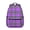 Purple and Black, variant on Purple and Black Checkered Pattern Backpack for School, Cute School Bag with Adjustable Shoulder Straps and Padded Back, 15.3"x11"x7.1"
