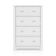thumbnail image 5 of Child Craft Atwood 42" Interlocking 4-Drawer Chest for Nursery or Bedroom, Chevron Design, Anti-Tip Kit, Matte White, 5 of 8