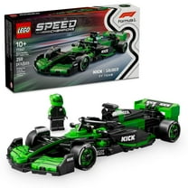 LEGO Speed Champions KICK Sauber F1 Team C44 Race Car Toys - Building Set For Kids, Boys & Girls, Ages 10  - Toy Cars for F1 Fans - Gift Ideas for Birthdays - 77247