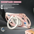 thumbnail image 5 of TECH CIRCLE iPad 10th Generation Case 2022,360°Rotating Stand Multi Functional Handle Ring Heavy Duty Shockproof Rugged Protective Case with Shoulder Strap iPad 10th Generation Case for Kids,Pink, 5 of 8