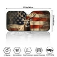 thumbnail image 7 of FORUDESIGNS Deer American Flag Print Car Windshield Sun Shade Waterproof Reflective Sunshade for Protection Vehicle Interior Accessory Fits Sedans, SUVs (57.1x27.4 inches), 7 of 7