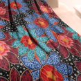 thumbnail image 3 of Pioneer Flower Blanket,Comfortable Soft Flannel Throw Blanket,All Season,Warm Lightweight Blankets for Sofa Bed Couch Living Room Chair,60"x80"(150x200cm), 3 of 4