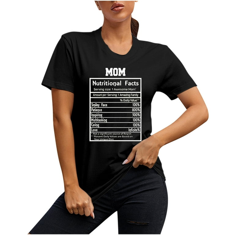 EQWLJWE Boy Mom Shirt for Women Mom Shirts Mother Gifts T Shirt Mom of Boys  Funny Tops Tees 