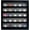 Black/Gray, variant on Golf Poker Chip Display Cabinet with Acrylic Cover | Holds 45 Poker Chips | 5 Color Options | Solid Hardwood | Made In The USA
