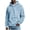 #H-Light Blue, variant on Men's Sherpa Fleece Hoodies Long Sleeves Loose Thick Warm Fall Winter Fuzzy Pullover Hooded Sweatshirts,Navy,Size XL