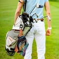 thumbnail image 3 of ONETECH Colorful Paint Splatters Microfiber Premium Golf Towel 24x16in 2PC, 3 of 7