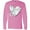 Azalea, variant on Inktastic Lung Cancer Awareness White Ribbon Around Heart Long Sleeve T-Shirt