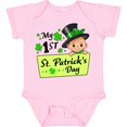 thumbnail image 3 of Inktastic My 1st St. Patrick's Day- Baby in Top Hat and Bow Boys or Girls Baby Bodysuit, 3 of 5