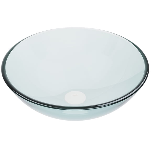 VIGO Giovanni Iridescent Glass 17 in. L x 17 in. W x 7 in. H Round Vessel Bathroom Sink
