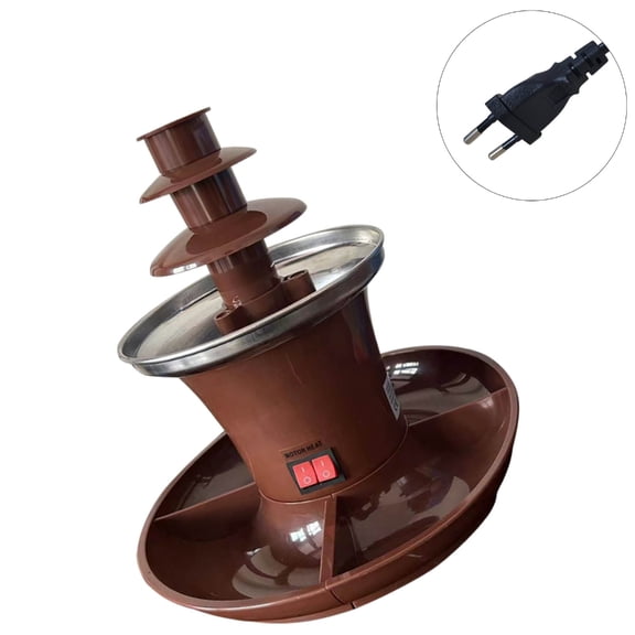 Sinyiin 220V Chocolate Fountain Machine 3 Layer Electric Chocolate Fondue Fountain