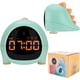 thumbnail image 1 of Reloj despertador para niños, despertador con luz de 1200 mAh, despertador luminoso, entrenador de sueño, temporizador de siesta, luz nocturna/cuenta regresiva/repetición/control de voz,, 1 of 4