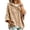 Khaki-A#240903aa, variant on Hoodies Women Leopard Print 3/4 Sleeve Tops for Women with Drawstring Vintage Fall Winter Streetwear Womens Hoodies