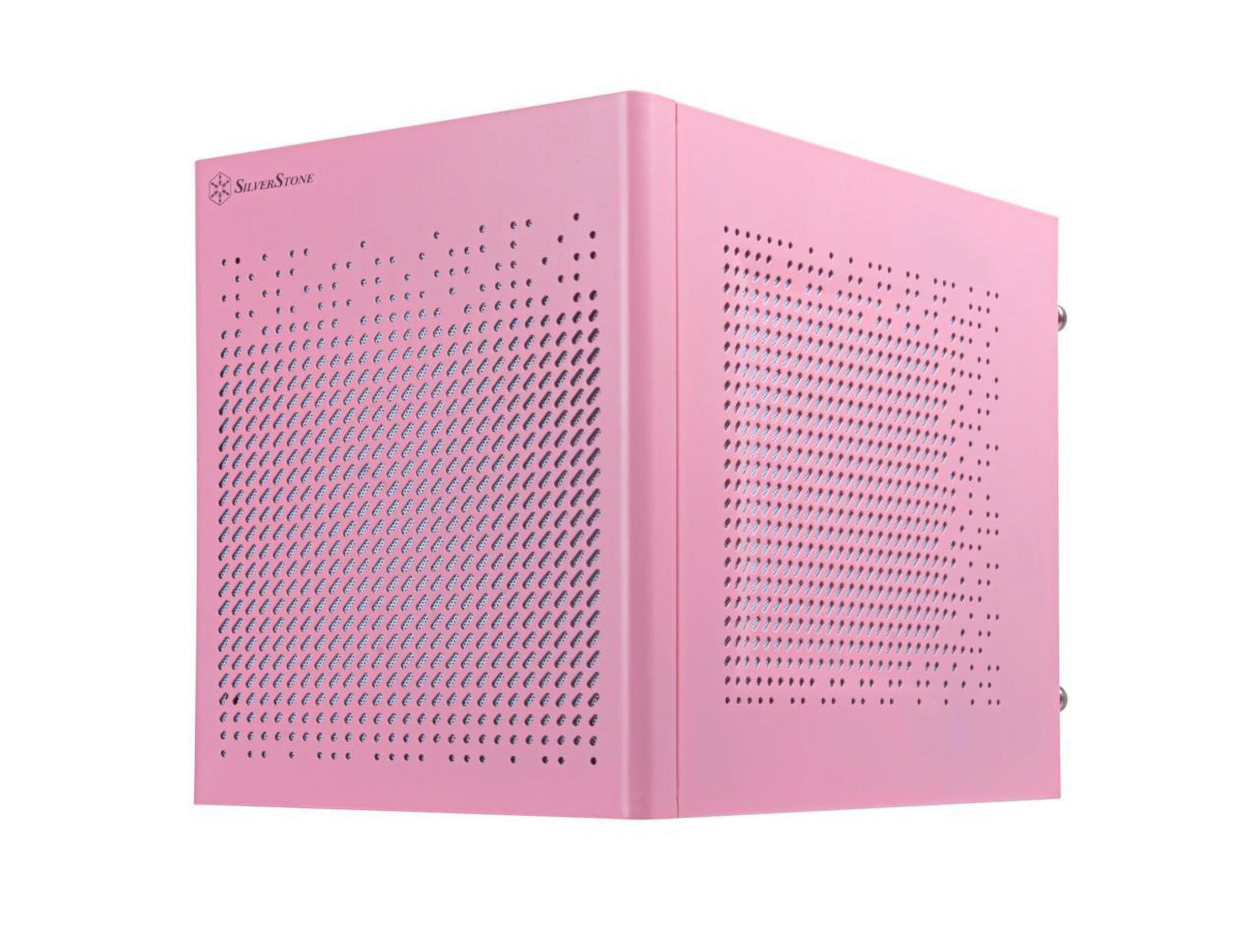 SilverStone Technology SUGO 16 Pink Mini-ITX Small Form Factor case with All Metal Construction, SST-SG16P