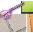 thumbnail image 2 of (Purple) Zigzag scissors 23.2 cm Professional stainless steel se, 2 of 5