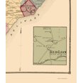 thumbnail image 4 of Historic County Map - New Castle County Delaware - Beers 1868 - 23 x 26.66 - Vintage Wall Art, 4 of 5