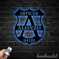 thumbnail image 5 of Handmadetneonsign Police Metal Wall Art Light, Police Name Metal Sign Wall Decor, Police Metal Decor 49916, 5 of 5