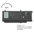 thumbnail image 2 of NEW D2VF9 Laptop Battery For Dell Inspiron 15 7547 7548 For Vostro 5459 Sereis, 2 of 5