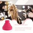thumbnail image 2 of Sèche-cheveux Diffuseur Couverture Lavable Haute Température Résistant à la Silice Gel Sèche-Cheveux Accessoires Outils de Coiffure Maison Rose Rouge, 2 of 7