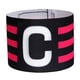 thumbnail image 1 of Brazalete Capitán Banda Ajustable Transpirable para Capitán de Fútbol (Negro), 1 of 3