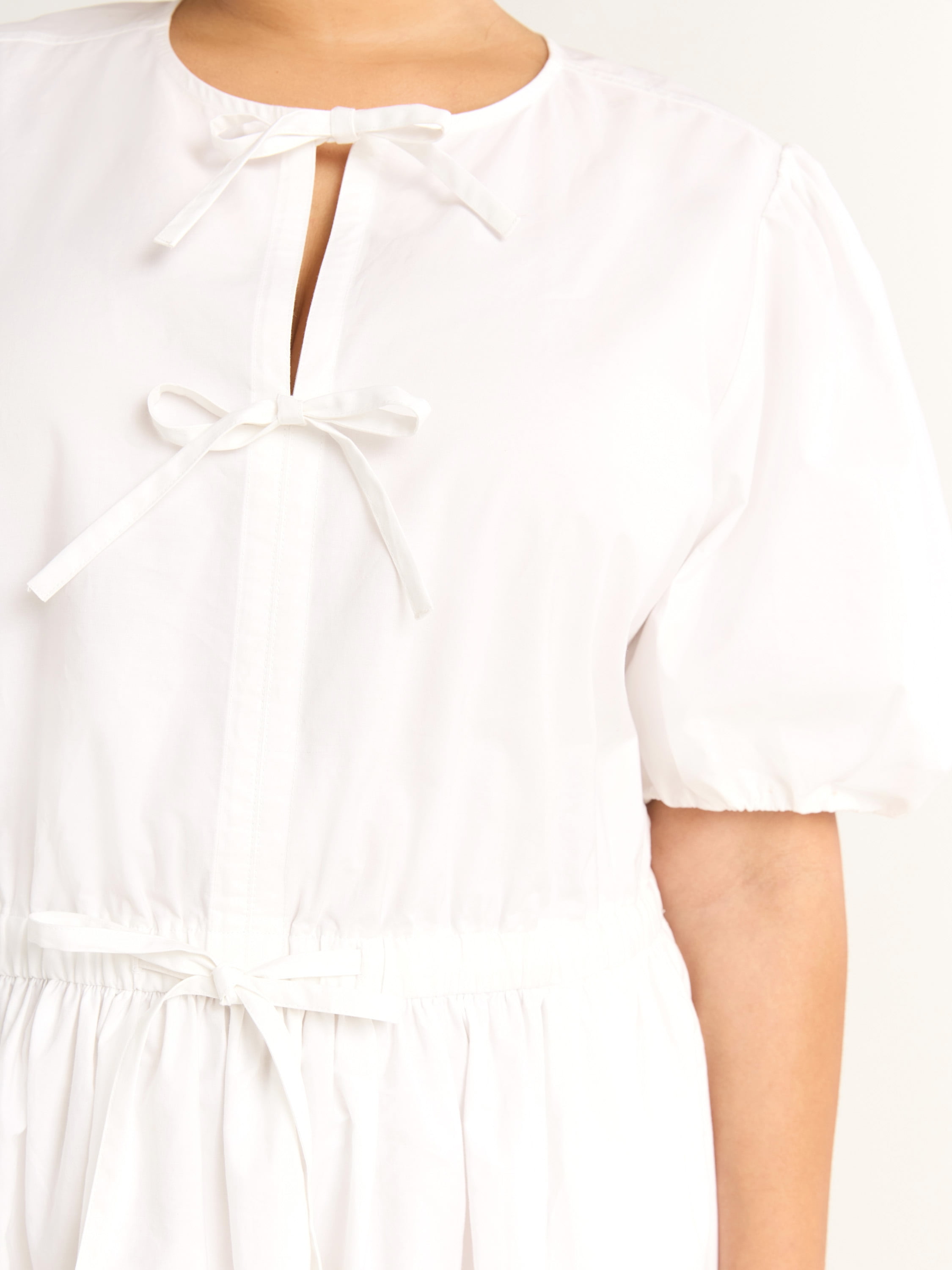 Free Assembly Women's Puff Sleeve Midi Dress