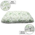 thumbnail image 3 of Retro Pet Bed, Continuous Spring Nature Pattern with Sketchy Leaves in Green Tones Print, Resistant Pad for Dogs and Cats Cushion with Removable Cover, 24" x 39", White and Multicolor, by Ambesonne, 3 of 4