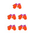 thumbnail image 2 of Manoplas Jumpingount para Niños Color Sólido Invierno Accesorio de Ropa, 2 of 6