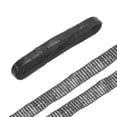 thumbnail image 1 of Unique Bargains 20 Yards Square Sequins Trim 5 Row 1 Inch Flat Sequin Strip  Paillette Sequins Trim for Crafts Sewing Black, 1 of 5