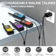 thumbnail image 3 of Walkie Talkies DURLK, recargables de largo alcance, 1800 mAh, paquete de 4, 3 of 9