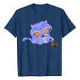 thumbnail image 1 of Women's pop singer Casual Cotton demon Print TOP,T-Shirts Short-Sleeved Shirts Pure Cotton Printed Boys And Girls Casual Comfortable For Home And Outdoor Activities Wear 2XL, 1 of 3