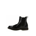 thumbnail image 4 of Dr. Martens Womens Flora Leather Kensington Chelsea Boots Shoes - Black Smooth, 4 of 5