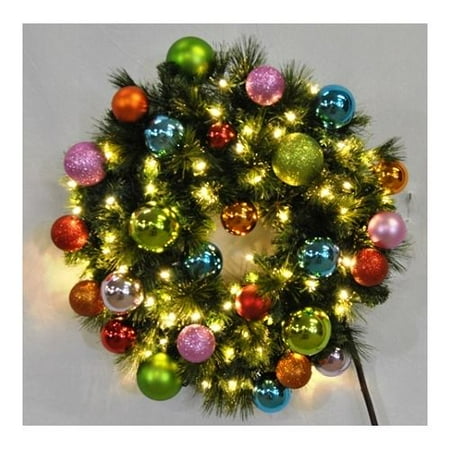 Christmas at Winterland WL-GWSQ-03-TROP-LWW 3 Foot Pre-Lit Warm White Sequoia Wr